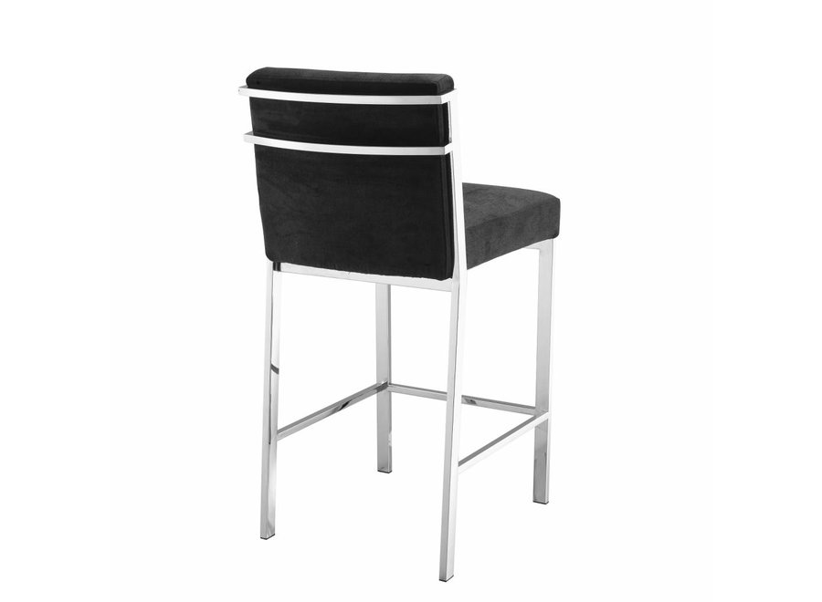 Counter stool 'Scott' - Nickel