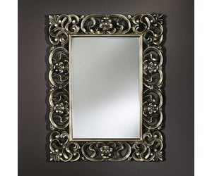 Deknudt Classical Mirror Baroque 101 X 130 Cm In Silver Wilhelmina Designs