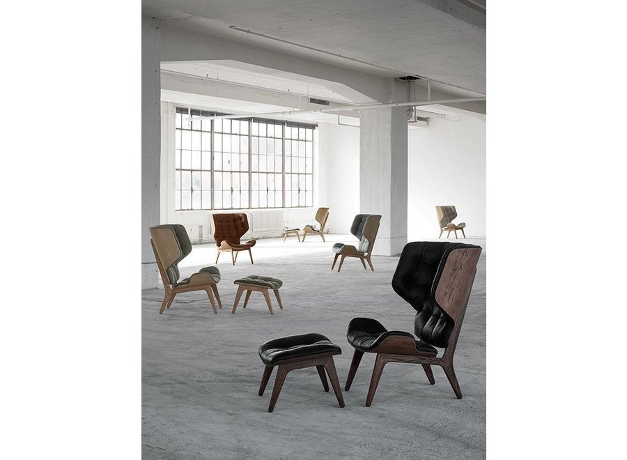 Fauteuil Mammoth en cuir vintage