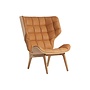 Mammoth lounge chair with vintage leather