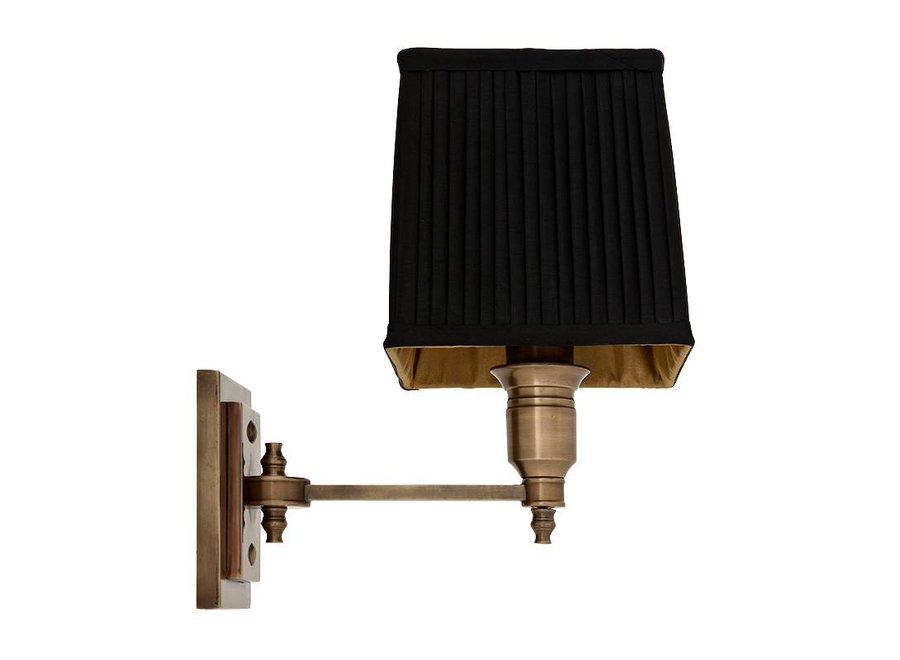 Lampe murale 'Lexington' - Single - Black/Brass