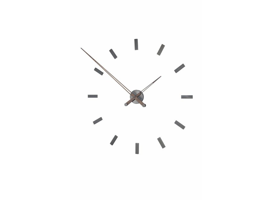 Design wall clock Tacón Graphite