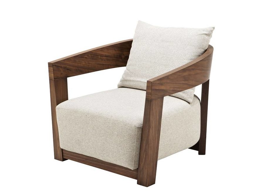 Armchair Rubautelli - Walnut finish