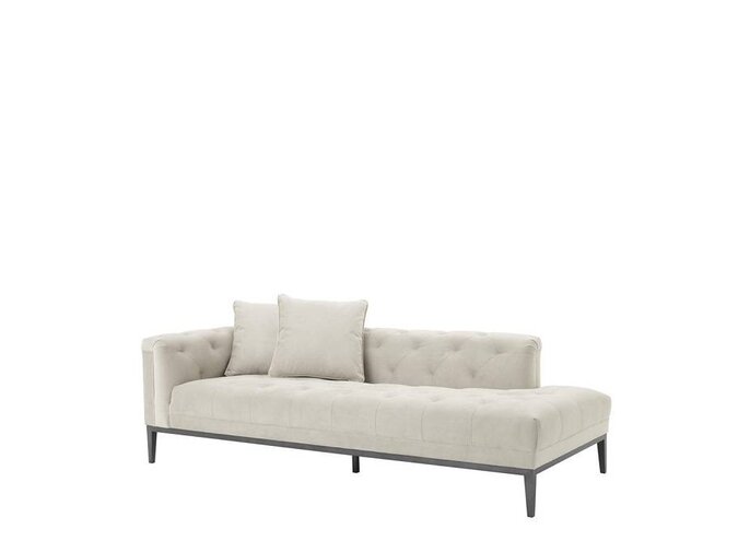 Lounge-Sofa Cesare Left - Pebble Grey