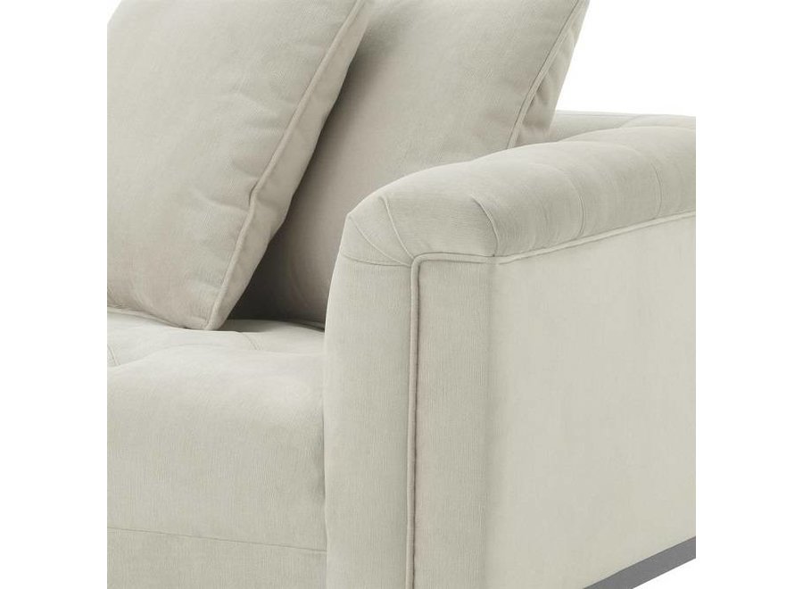 Lounge-Sofa 'Cesare' Left - Pebble Grey