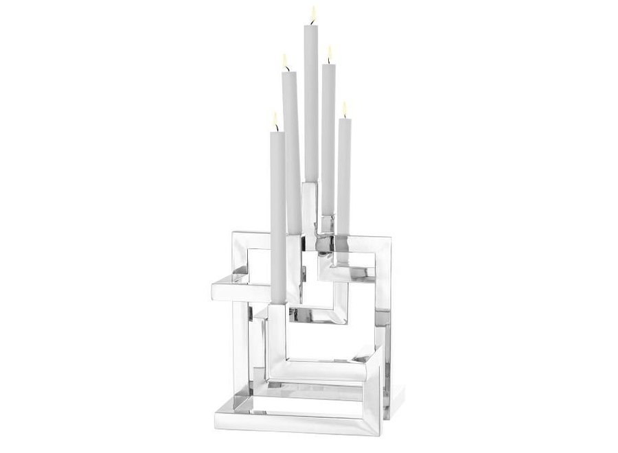 Kerzenständer  'Skyline' - Nickel