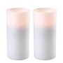 Artificial candles set Deep - L - 2 pieces -10x21 cm