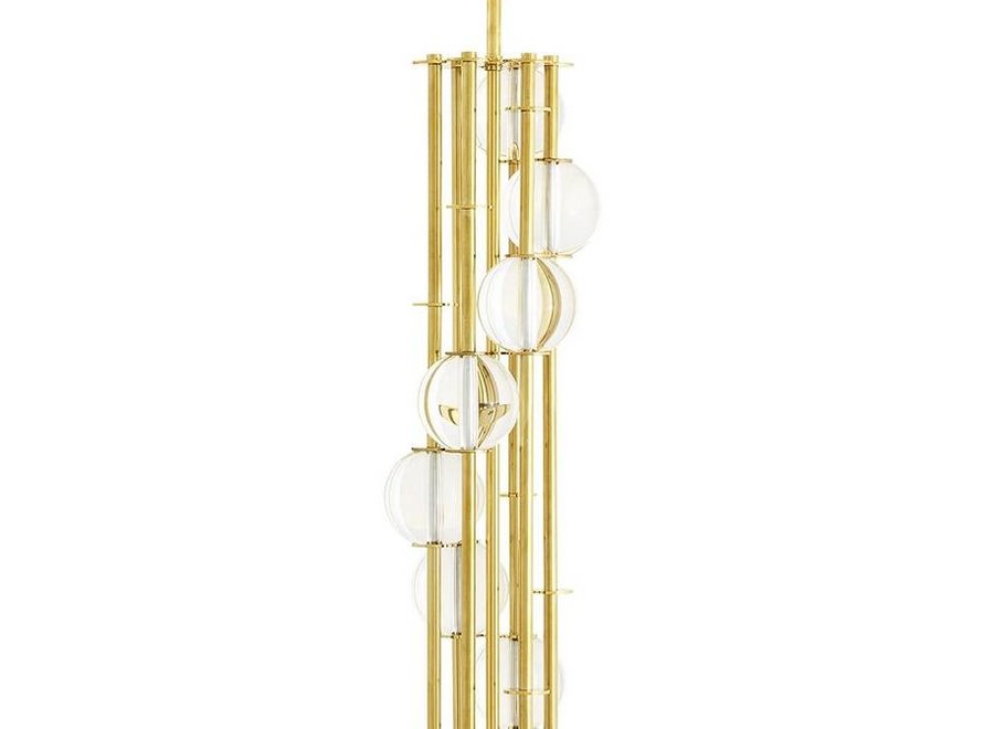 Stehlampe 'Lorenzo' - Gold