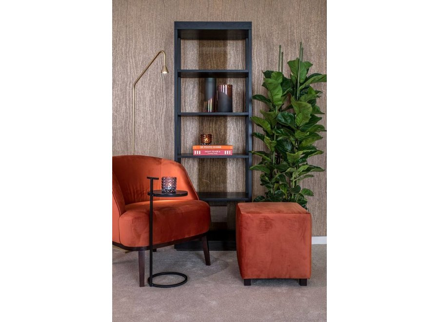 Table d'appoint ronde 'Berlin' - Black