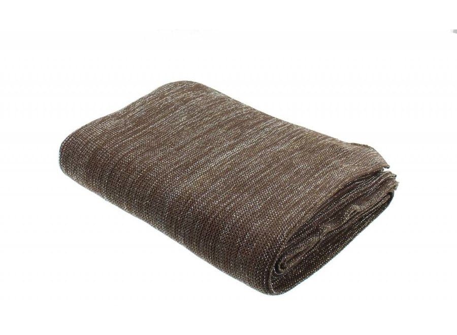 Gebreid plaid Alan in de kleur Brown