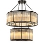 Lustre « Bernardi » en bronze, finition vintage