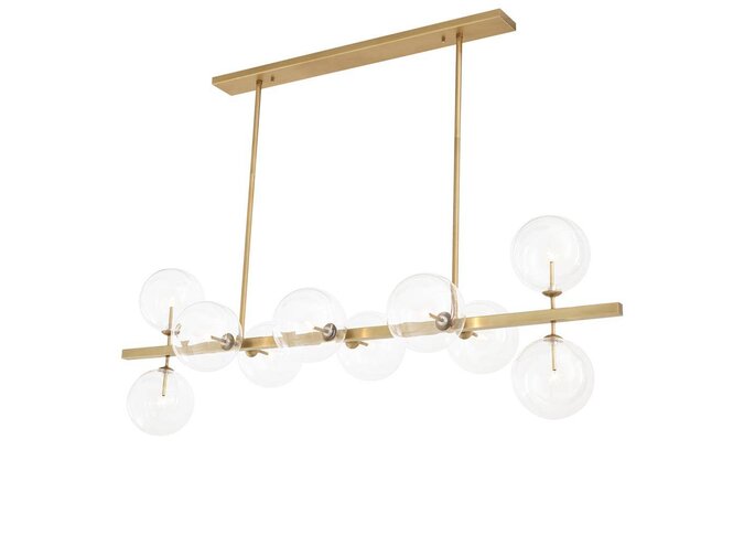 Chandelier Largo - Antique brass