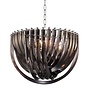 Chandelier 'Murano' - L - Smoked