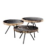 Table basse 'De Soto' - Set de 3