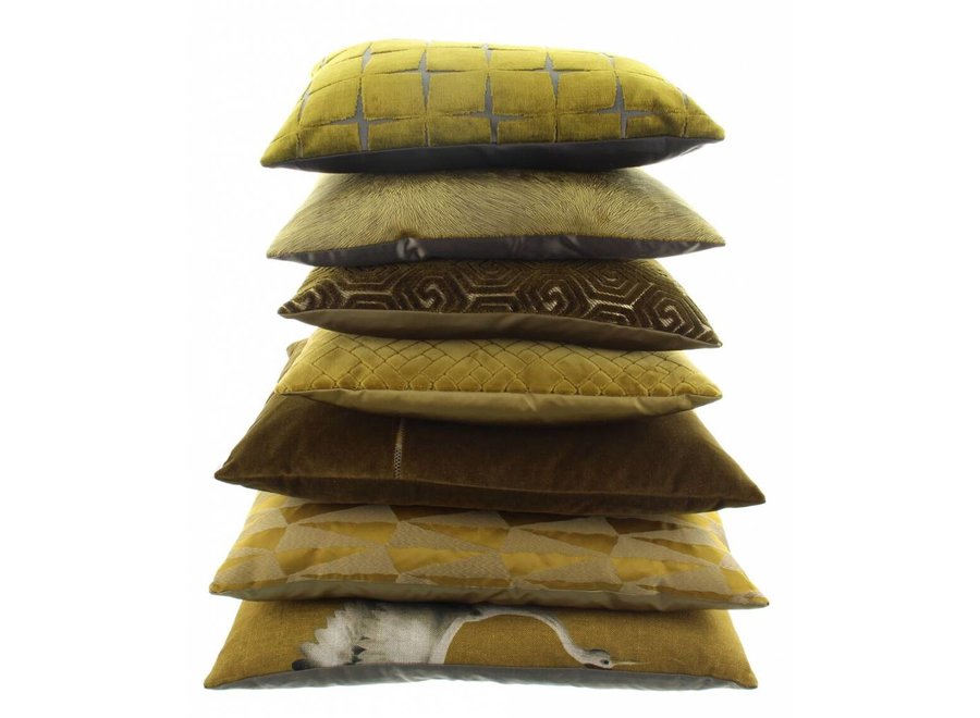 Cushion Assane in color Mustard