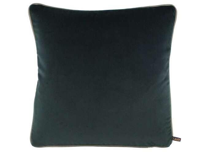 Coussin Grey/Petrol with Gold Piping