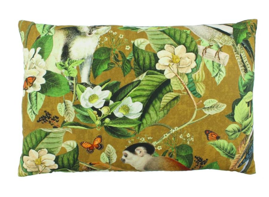 Coussin Bibi Tropical Live Mustard