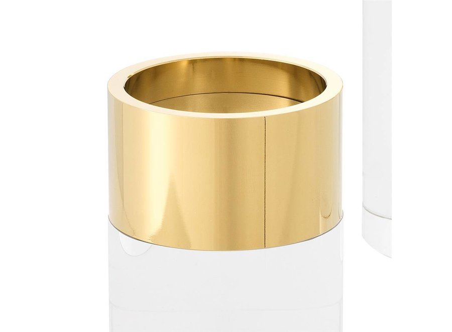 Candle Holder Sierra,  with a gold ring