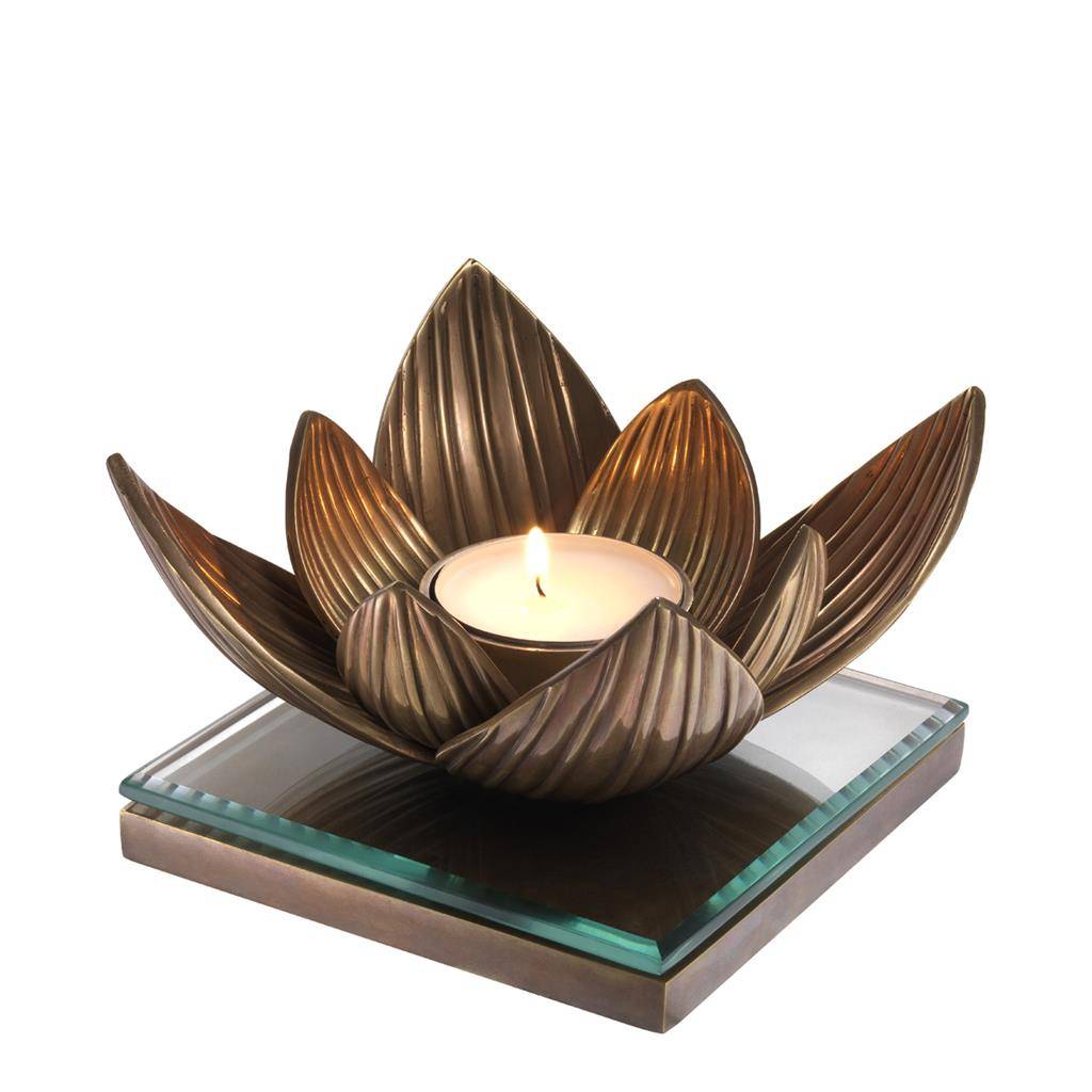 Candle Holder Lotus Wilhelmina Designs