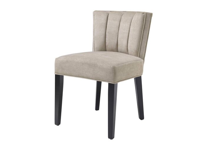 Dining chair Windhaven - Greige velvet