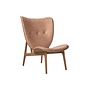 Elephant lounge chair - Leather / Dark smoked oak