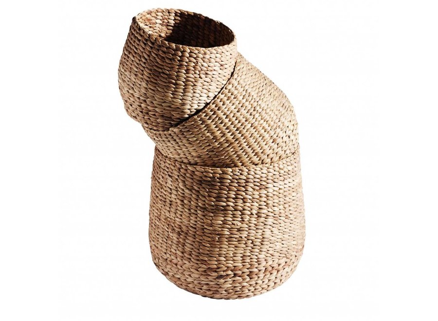 Korb rund - 3er-Set - Natural