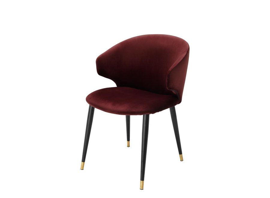 Chaise de salle à manger 'Volante' - Roche bordeaux