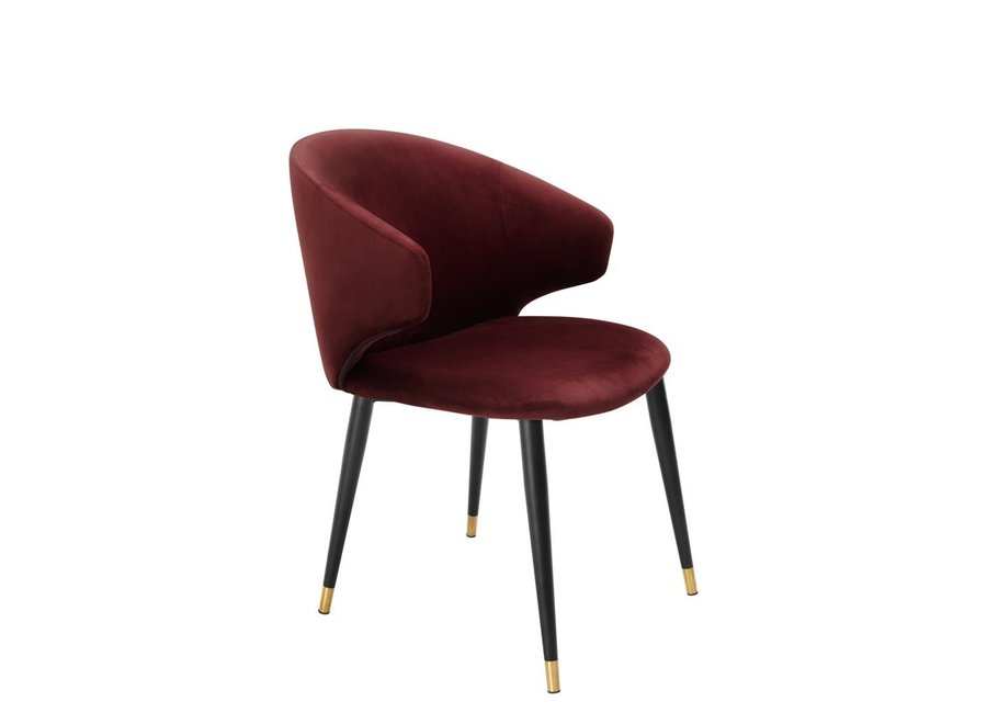 Chaise de salle à manger 'Volante' - Roche bordeaux