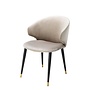 Dining chair 'Volante' - with armrest - Roche beige