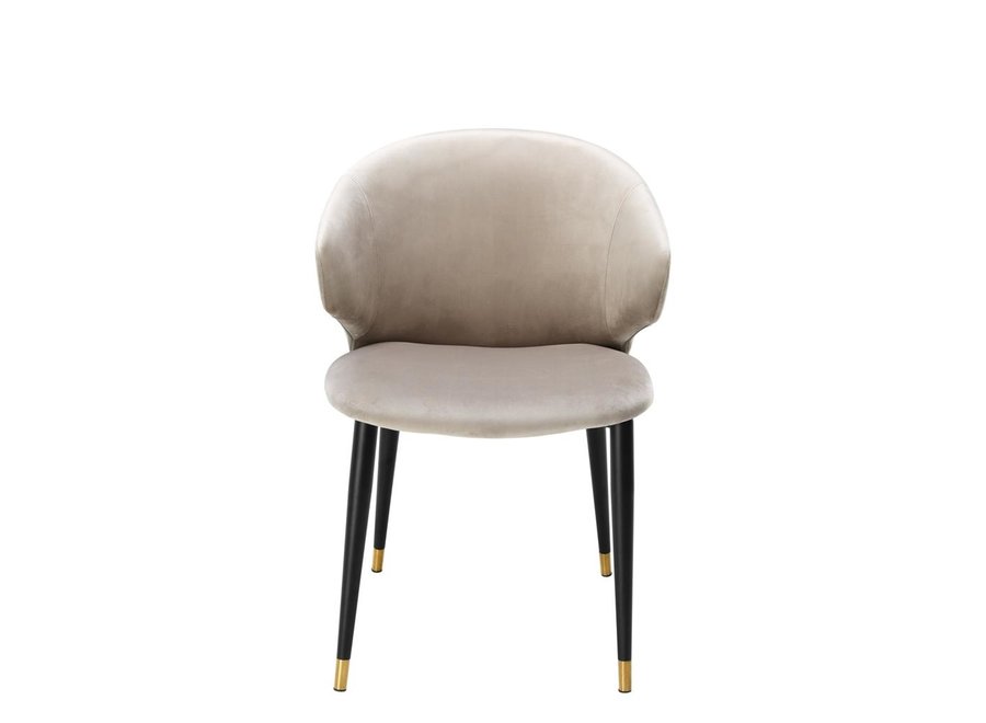 Dining chair 'Volante' - with armrest - Roche beige