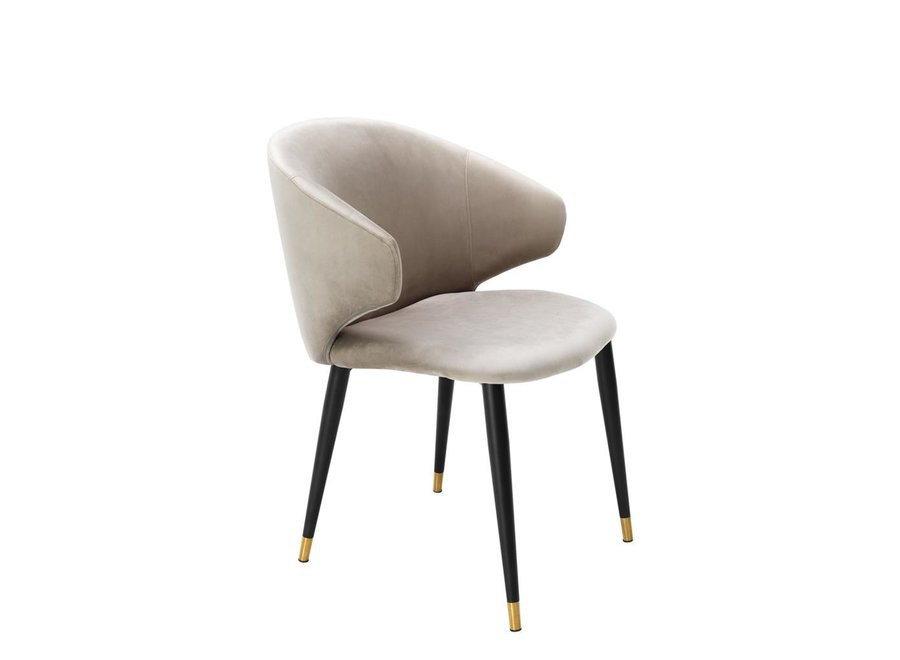 Dining chair 'Volante' - with armrest - Roche beige