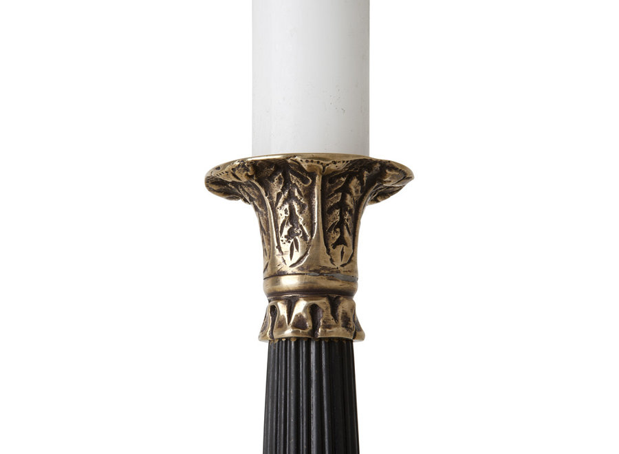 'Perignon' Bronze candlestick