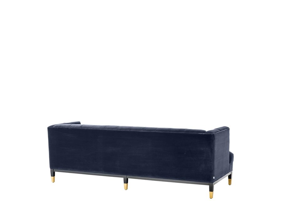 Canapé 'Castelle' - Savona midnight blue velvet