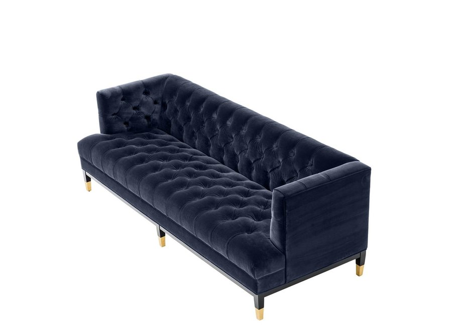 Canapé 'Castelle' - Savona midnight blue velvet