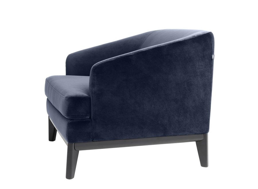 Armchair Monterey - Savona midnight blue velvet