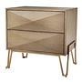 Bedside Table 'Highland' - Brass