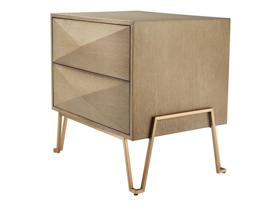 Table de chevet 'Highland' - Brass