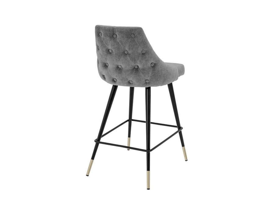 Counter Stool 'Cedro' - Grey