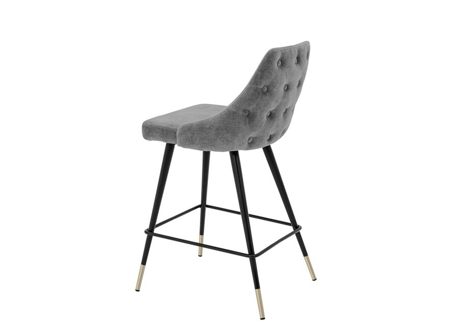 Counter Stool 'Cedro' - Grey