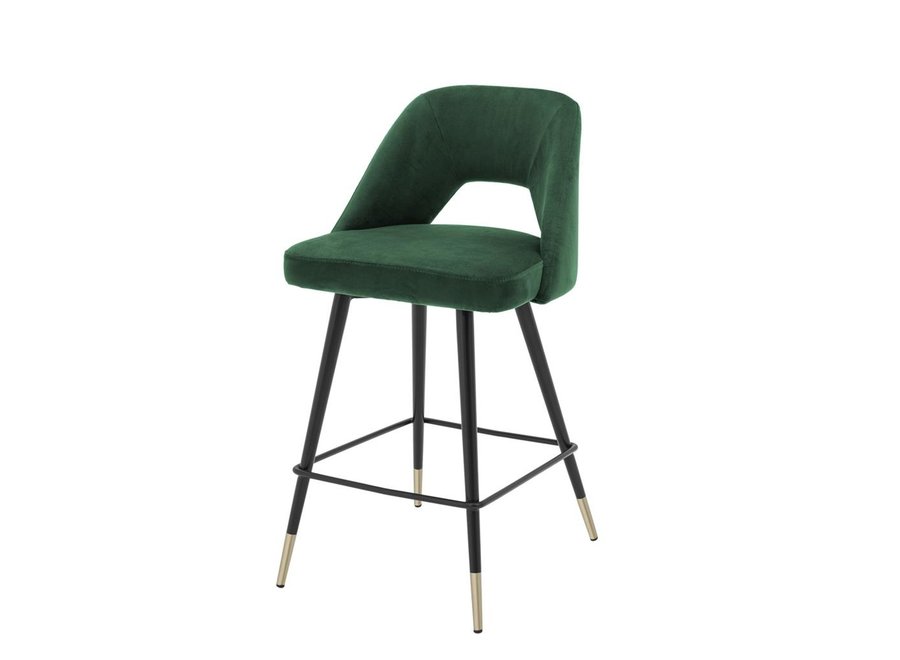 Counter chair Avorio - Roche Green Velvet