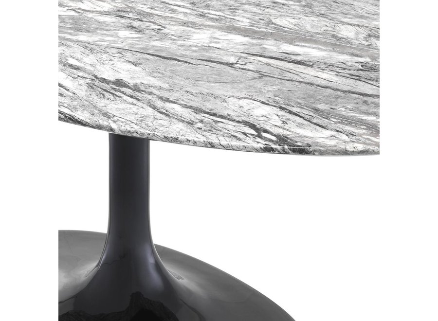 Dining Table Solo, Grey faux marble