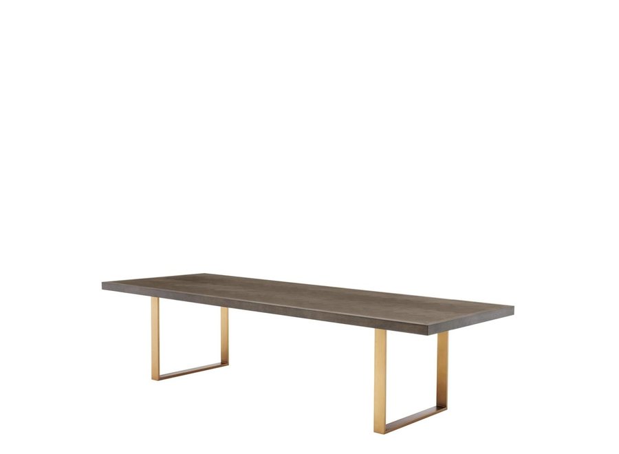 Dining Table Melchior - Brown Oak  Veneer - 300cm