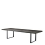 Eettafel 'Melchior'- Charcoal Veneer - 300cm