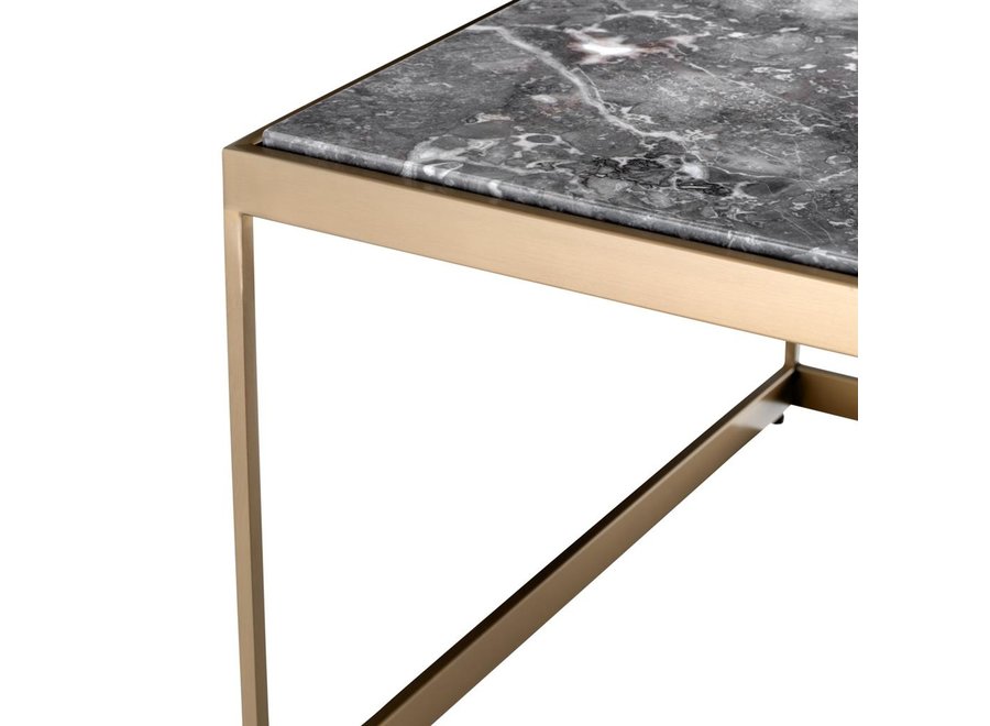 Side table 'La Quinta' gray marble