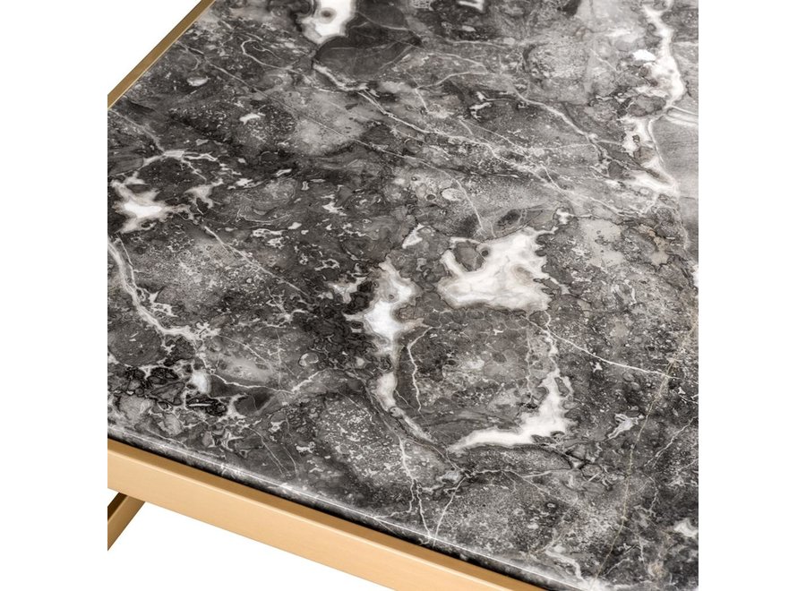 Side table 'La Quinta' gray marble