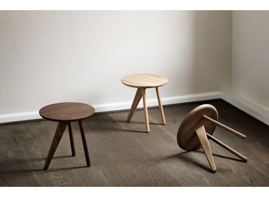Side table 'Fin' - Smoked