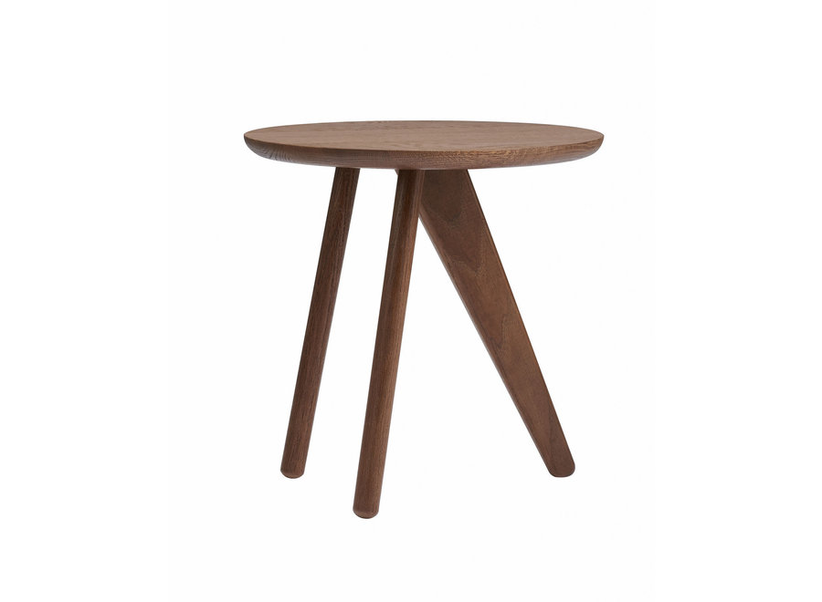 Table d'appoint 'Fin' - Dark Smoked