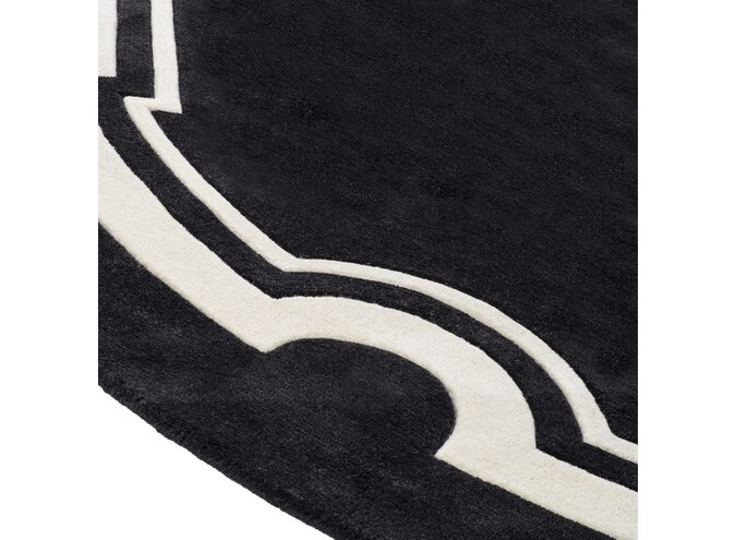 Echantillon Tapis 60x60 cm: 'Palazzo' - Black