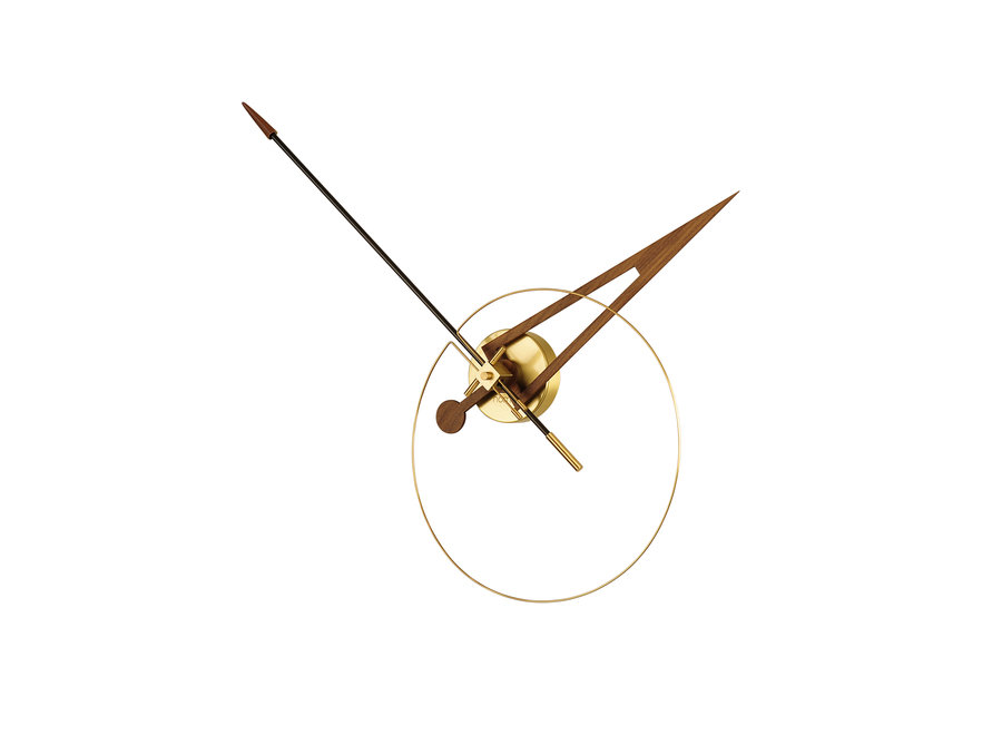 Modern wall clock 'Cris' - Gold