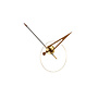 'Cris' modern wall clock - Gold